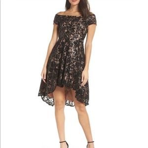 NWT Black Lace Homecoming dress